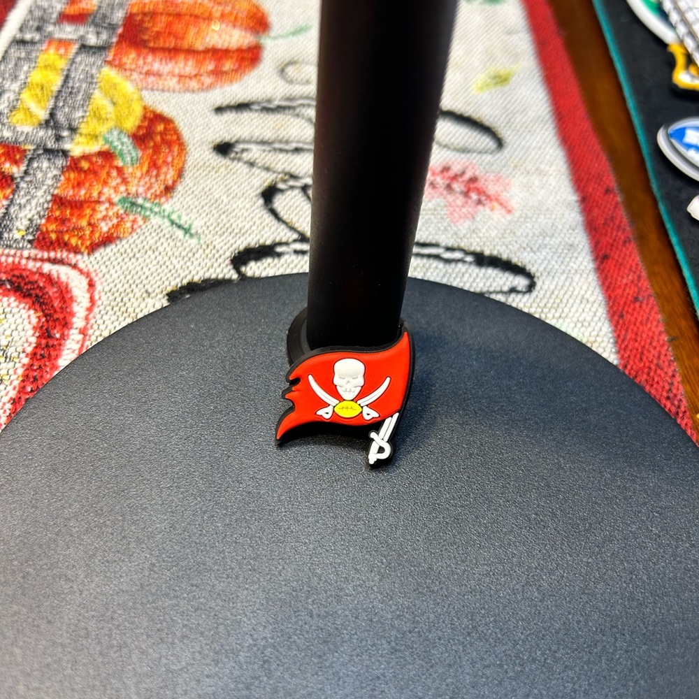 3/$8 Tampa Bay Buccaneers Logo Croc Charm